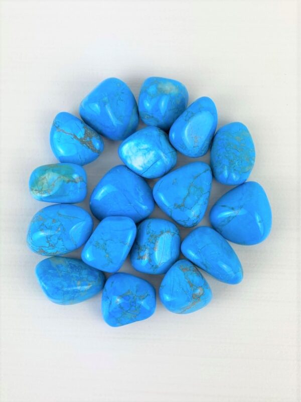 Turquoise Howlite Tumble Stones