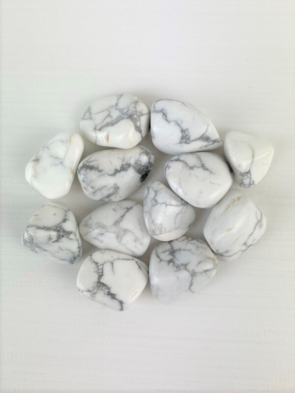 White Howlite Tumble Stones